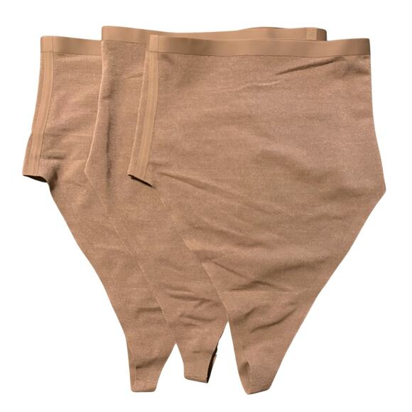 SKIMS Sheer Sculpt High-Waist Thong 3-Pack – Size XS – NWT – Sienna - Picture 1 of 4